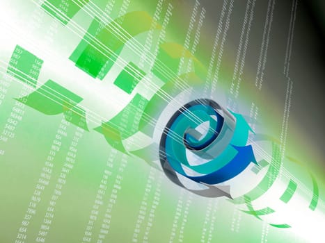 arrow business background