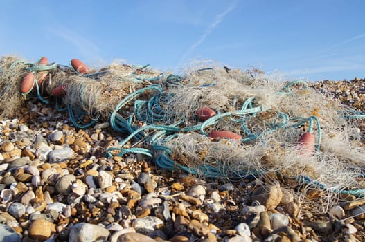 Washed Up Fisherman&#039 s Nets