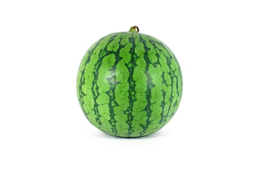 Sweet ripe baby melon, isolated on white