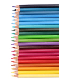 Group of color pencils