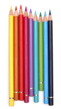 Group of color pencils