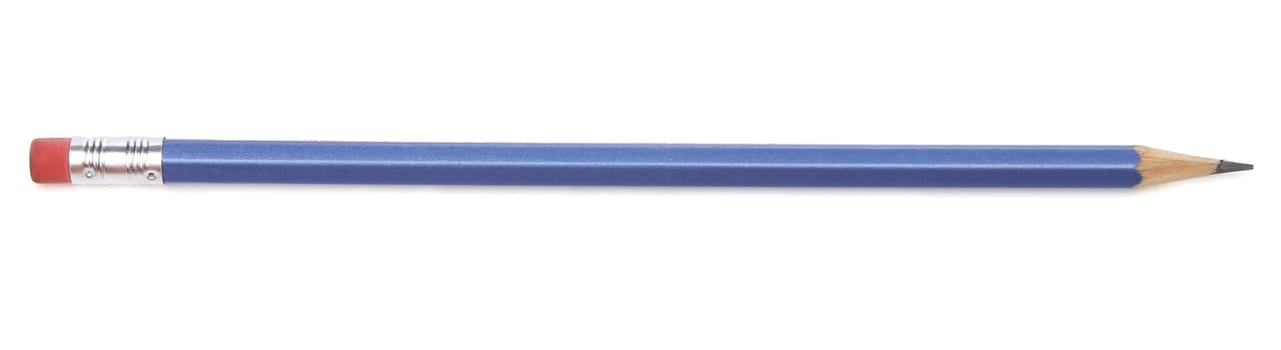 Pencil over white background