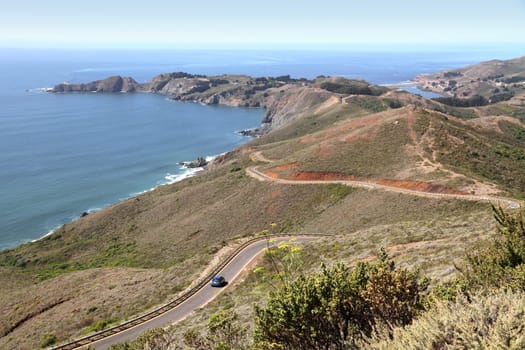 California coast (highway 1) in Marin county