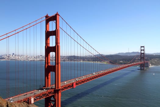 The Golden Gate Bridge in San Francisco