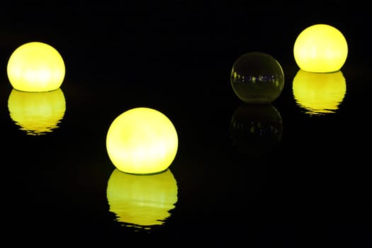 floating lanterns