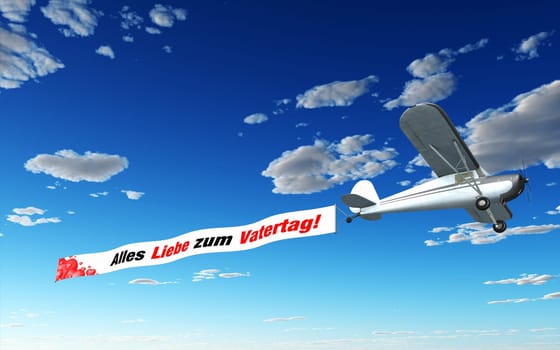 Airplane Banner - Happy Father's Day!