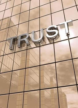Mirror façade Braun - Trust Concept