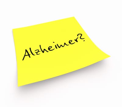 Notes - Alzheimer's?