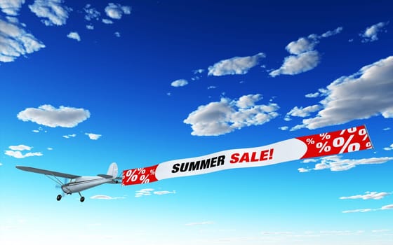Airplane Advertising - Summer Sale!
