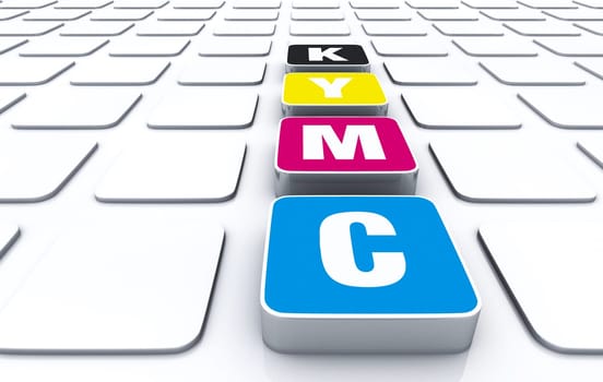CMYK 3D Pad Symbolism