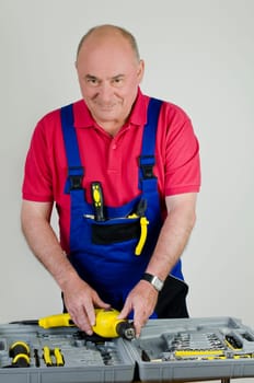 Craftsman with toolbox