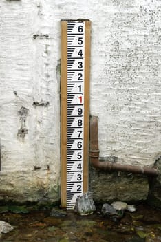 meter level of the river to Polperro in Cornwall