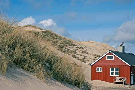 Red House in the Dunes