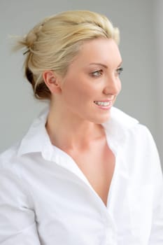 Smiling young woman