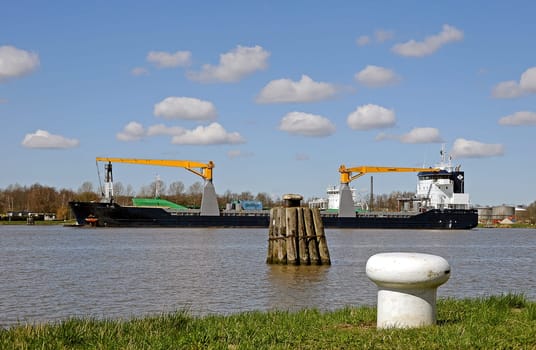 Ship on the canal