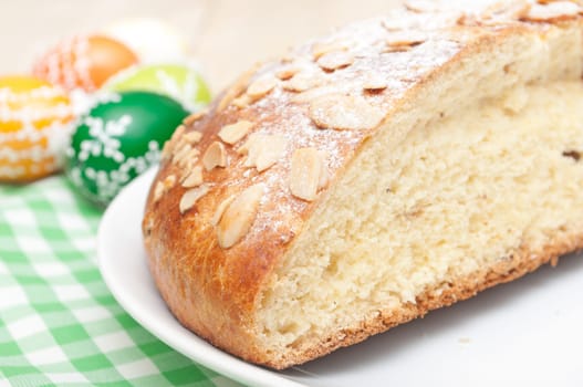 Typical Homemade Easter Cake With Almonds