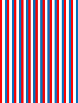 Red, White and blue patriotic vertical striped background.