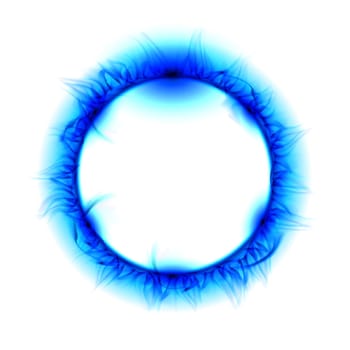 Solar eclipse. Illustration on white background for design