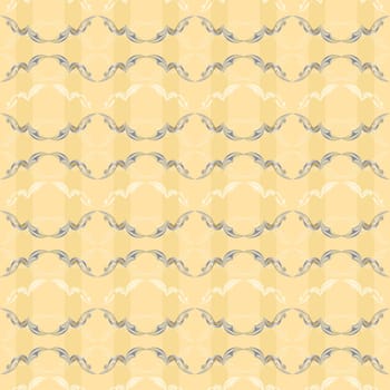 Vintage Pattern number two. Illustration on yellow background for design