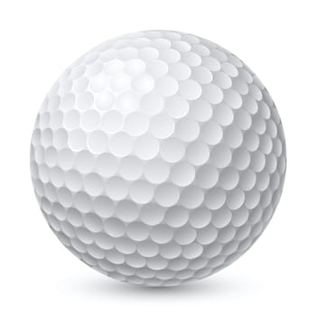 Golf Ball. Illustration on white background for design