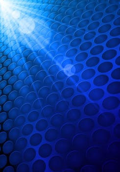 Abstract Shiny Blue Background. Illustration for design