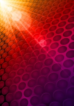 Abstract Shiny Hot Background. Illustration for design