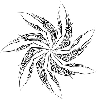 Black and white abstract contemporary background. Illustration for design