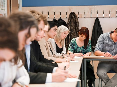 Group of students in the classroom