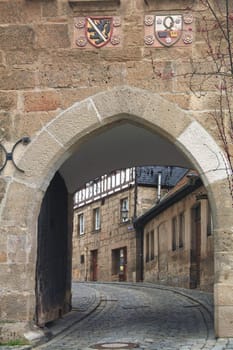 The Bamberg Gate in Kronach,Bavaria,Germany