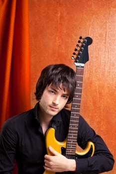 british indie pop rock look young musician guitar player man