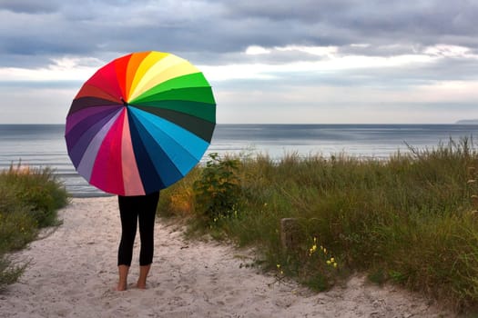 colorful umbrella
