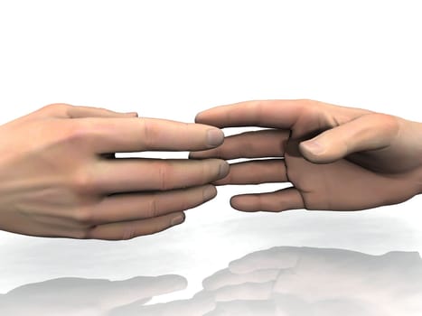 shake hands