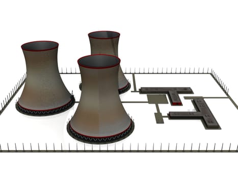 the nuclear power station