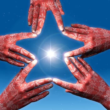 the hand star