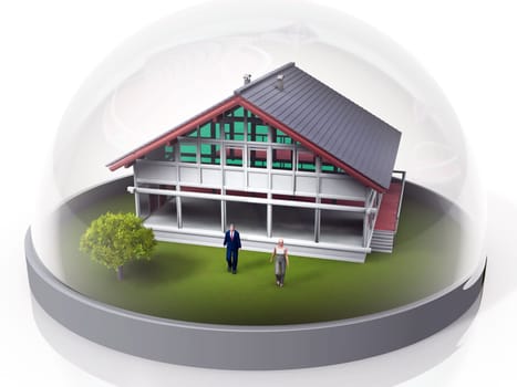 my home in a bubble