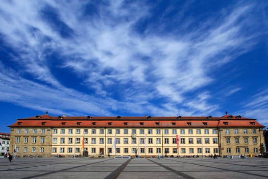 The New Town Hall at Maxplatz in Bamberg,Bavaria,Germany