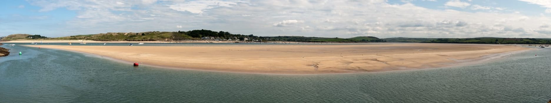 Overview of Padstow in Cornwall
