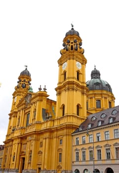 Theatine church, catholic church in Munich Germany