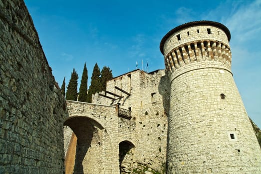 Imposing castle