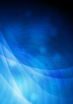 Blue wavy background. Eps 10 vector