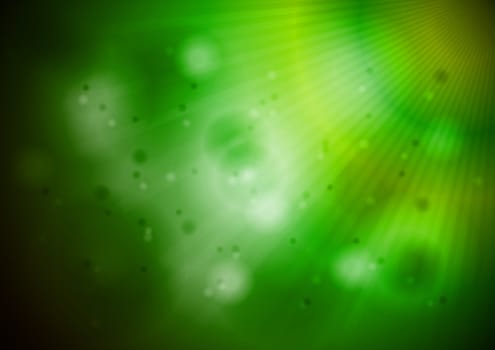 Green space background. Eps 10 vector