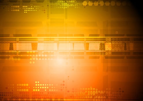 Bright hi-tech background. Eps 10 vector illustration