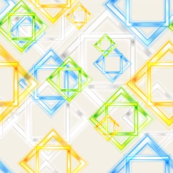 Seamless background with glossy squares. Eps 10