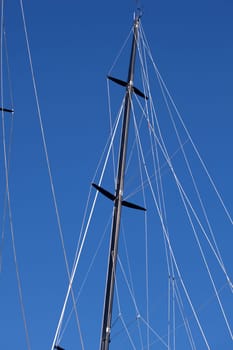Tree of a boat, Barcolana 2010, The Trieste regatta  - Italy