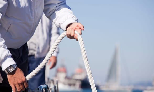 Sailors on Deck, Barcolana 2010 in Trieste