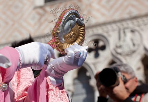 Mask in the Venice carnival
