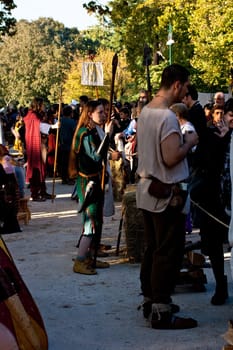 Photo of people in celt costumes