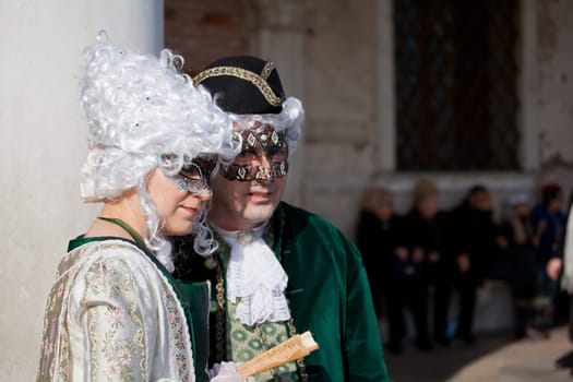 Masks in the Venice carnival