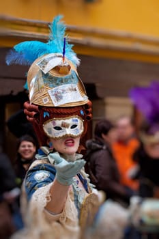 Mask in the Venice carnival