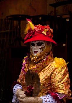 Mask in the Venice carnival